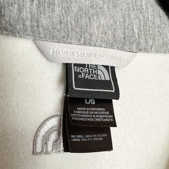 Women's The North Face Jacket - Gray L - Picture 3 of 4